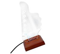 Apparecchi di supporto per brufoli per chitarra elettrica, in acrilico, 7 colori, con base per la conservazione dei picchetti