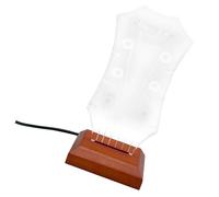 Apparecchi di supporto per brufoli per chitarra elettrica, in acrilico, 7 colori, con base per la conservazione dei picchetti