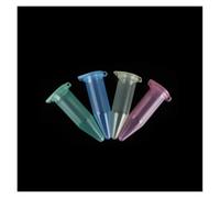 apparecchi per laboratorio Microtubi Provetta da centrifuga 5ml Laboratorio Plastica EP Provetta centrifuga Fondo conico colorato Tappo a scatto Sterile Senza DNasi/RNasi(Transparent 100 PCS)