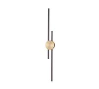Apparecchiatura a LED con funce murale Minimalista Lampada a Parete lineare con Appliques Geometrici cablati con Soggiorno S del Soggiorno lampade a Parete da Letto rondella da Parete Interno (Svart