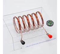 Apparecchiatura didattica di fisica del dispositivo sperimentale del solenoide elettrificato utilizzato per l'attrezzatura di esperimento di fisica Attrezzatura didattica della scuola media