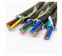 Apparecchiature di comunicazione 14 AWG Cavo schermato filo 17 AWG 16 AWG 2/3/4/5/6-core 1meters puro rame RVVP cavo di controllo filo schermato UL2464 segnale wir Wire e cavo (14AWG-2.5MM, 3 Core 1