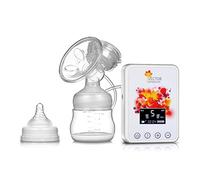 Apparecchiature per mungitura Pompa elettrica del Seno, Ricaricabile, Silenzioso, Ampia aspirazione, Raccolta di Latte Automatica e mungitrice (Color : Maple Leaf)