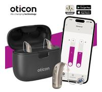 Apparecchio Acustico Ricaricabile Oticon Jet PX 2 MiniRITE AI, 48 Canali DNN, Programmazione Bluetooth via Computer per Ipoacusia da Lieve a Grave