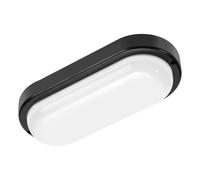 Apparecchio di illuminazione a canale LED ovale nero 18W colore luce neutra IP64