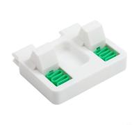 Apparecchio di saldatura a filo elettrico per serraggio, resistente al calore, guida di allineamento regolabile con design di sicurezza isolato per MIG per saldatura a punti TIG (bianco)