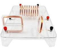 Apparecchio Dimostrativo For Campi Magnetici Indotti Da Corrente | Kit sperimentale for elettromagnetismo con bobina a solenoide lineare 3 in 1