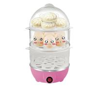 Apparecchio elettrico per cuocere le uova | -uova automatico a 3 livelli per uova, dispositivo di cottura a vapore con spegnimento automatico per cereali e bocchini