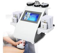 Apparecchio Estetico Modellante 6 In 1, Massaggiatore A Radiofrequenza Multipolare Vacuum Riduttore, Apparecchio Cavitazione 40K, Massaggiatore Portatile Anticellulite