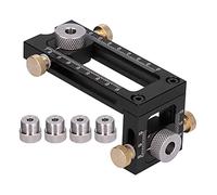Apparecchio foro del perno di gui per trapano, strumento di posizionamento di perforazione, dotato di dispositivi di gui a 4 socket, atti per viti per mobili letto in legno.