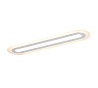 Apparecchio Moderno Creativo Rettangolare Navata Soffitto Nordic Minimalismo Plafoniere Corridoio Balcone Guardaroba,LED Incasso Plafoniera,Luce Lunga Ultra-Luminosa-Luce Calda Bianca 120cm