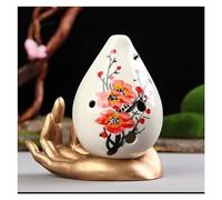 Apparecchio Ocarina, Flauto ocarina a 6 fori Xun AF accordato strumento musicale in ceramica(5)