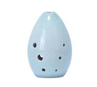 Apparecchio Ocarina, Ocarina 8 fori in ceramica Xun Flauto Fa Multicolore(Blue)