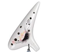 Apparecchio Ocarina, Ocarina a 12 fori, tono Do centrale, strumento in ceramica multicolore(B)