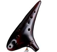 Apparecchio Ocarina, Ocarina a 12 fori, tono Do centrale, strumento in ceramica multicolore(C)