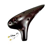 Apparecchio Ocarina, Ocarina con chiave in Do contralto a 12 fori, strumento flauto for principianti, studenti, adulti, ceramica multicolore(15)