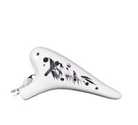 Apparecchio Ocarina, Ocarina con chiave in Do contralto a 12 fori, strumento flauto for principianti, studenti, adulti, ceramica multicolore(12)