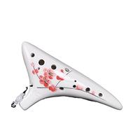 Apparecchio Ocarina, Ocarina con chiave in Do contralto a 12 fori, strumento flauto for principianti, studenti, adulti, ceramica multicolore(5)