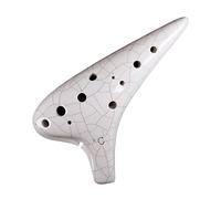 Apparecchio Ocarina, Ocarina con chiave in Do contralto a 12 fori, strumento flauto for principianti, studenti, adulti, ceramica multicolore(16)