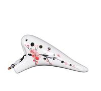 Apparecchio Ocarina, Ocarina con chiave in Do contralto a 12 fori, strumento flauto for principianti, studenti, adulti, ceramica multicolore(11)