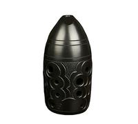 Apparecchio Ocarina, Strumento Ocarina Xun a 10 fori a doppia camera in ceramica nera fatta a mano(E)