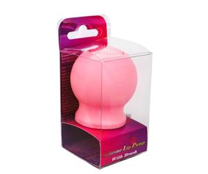 Apparecchio per gonfiaggio delle labbra- silicone 5 x 5 x 10 cm | Strumento di bellezza in silicone per effetto pompato con spazzola integrata, strumento di massaggio compatto per labbra per uso