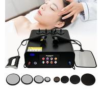 Apparecchio per Tecarterapia a 448 kHz, Dispositivo Tecar CET RET, Terapia Fisica, Gestione del Dolore con 8 sonde, 2 Maniglie e 1 Piastra negativa, modellamento + Assistenza Sanitaria