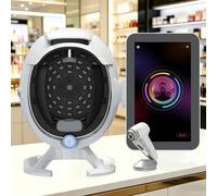 Apparecchio professionale per l'analisi della pelle, scanner facciale a 8 spettri con touchscreen da 15,6"/21,5", analizzatore facciale intelligente da 36 MP per spa/saloni, rileva pori 15.6in