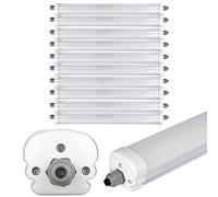 Apparecchio Stagno LED Plafoniera Keller Garage Lampada 36W IP65 6400K 10er Set [EEK: Non valutato]