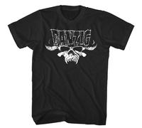 APPAREL DANZIG SKELLY LOGO S BLACK T-SHIRTS ACC NUOVO