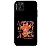 Apparently I Have An Attitude Funny Highland Cow Custodia per iPhone 11 Pro Max