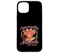 Apparently I Have An Attitude Funny Highland Cow Custodia per iPhone 15 Plus