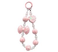 Appariscente catena fatta a mano perline per telefoni cellulari donne ragazze cinturino del telefono gioielli goccia resistente decorazione del telefono