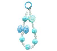 Appariscente catena fatta a mano perline per telefoni cellulari donne ragazze cinturino del telefono gioielli goccia resistente decorazione del telefono