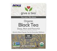 Appariscente Tè Nero Biologico 25 Sacchetti By Now Foods