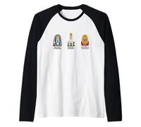 Apparizioni mariane cattoliche Madonna Maglia con Maniche Raglan