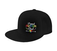 Appartamento del papà Orgoglioso di Un Bambino Autistico Cappellino Classic Cappello con Visiera Regolabile Cappello da Camionista per Donna Homem Running