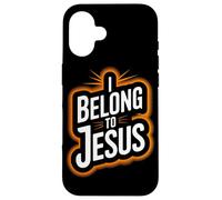 Appartengo a Gesù Fede religiosa cristiana Uomini Donne Bambini Custodia per iPhone 16