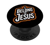Appartengo a Gesù Fede religiosa cristiana Uomini Donne Bambini PopSockets PopGrip Adesivo