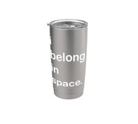 Appartengo a Space Explorer Bicchiere termico in acciaio inox doppia parete