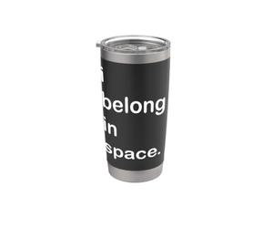 Appartengo a Space Explorer Bicchiere termico in acciaio inox doppia parete