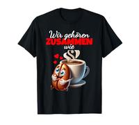 Apparteniamo insieme tazza di caffè chicco di San Valentino Maglietta
