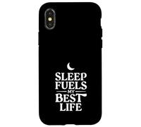 Appassionati di igiene del sonno Notti riposanti Routine sana Custodia per iPhone X/XS