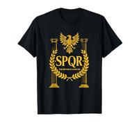 Appassionati di Storia Roman SPQR Stilizzato Maglietta