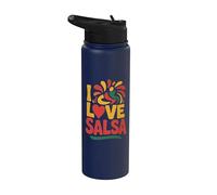 Appassionato Amo Salsa Dance Groove Stainless Steel Insulated Water Bottle
