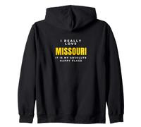 Appassionato del Missouri, Amo Davvero la caverna Felpa con Cappuccio