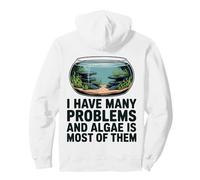 Appassionato di Acqua, Le alghe sfidano la Progettazione Grafica dell'acquario Felpa con Cappuccio
