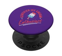 Appassionato di gelato certificato PopSockets PopGrip Adesivo