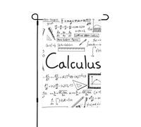 Appassionato di matematica, geometria e calcolo differenziale e integrale.,Bandiera da giardino per esterni e interni, stendardo decorativo bifacciale 30x45 cm
