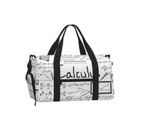 Appassionato di matematica, geometria e calcolo differenziale e integrale.,Borsa sportiva a tracolla, borsone sportivo, borsa da viaggio di grande capacità per uomo e donna